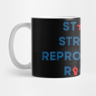 Stars Stripes Reproductive Rights 4th of July American Flag Mug